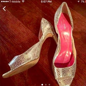 Kate Spade peep toe